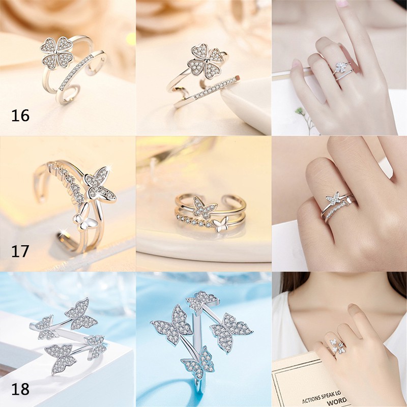 Nhẫn Mạ Bạc 925 49 Kiểu Dáng Sang Trọng