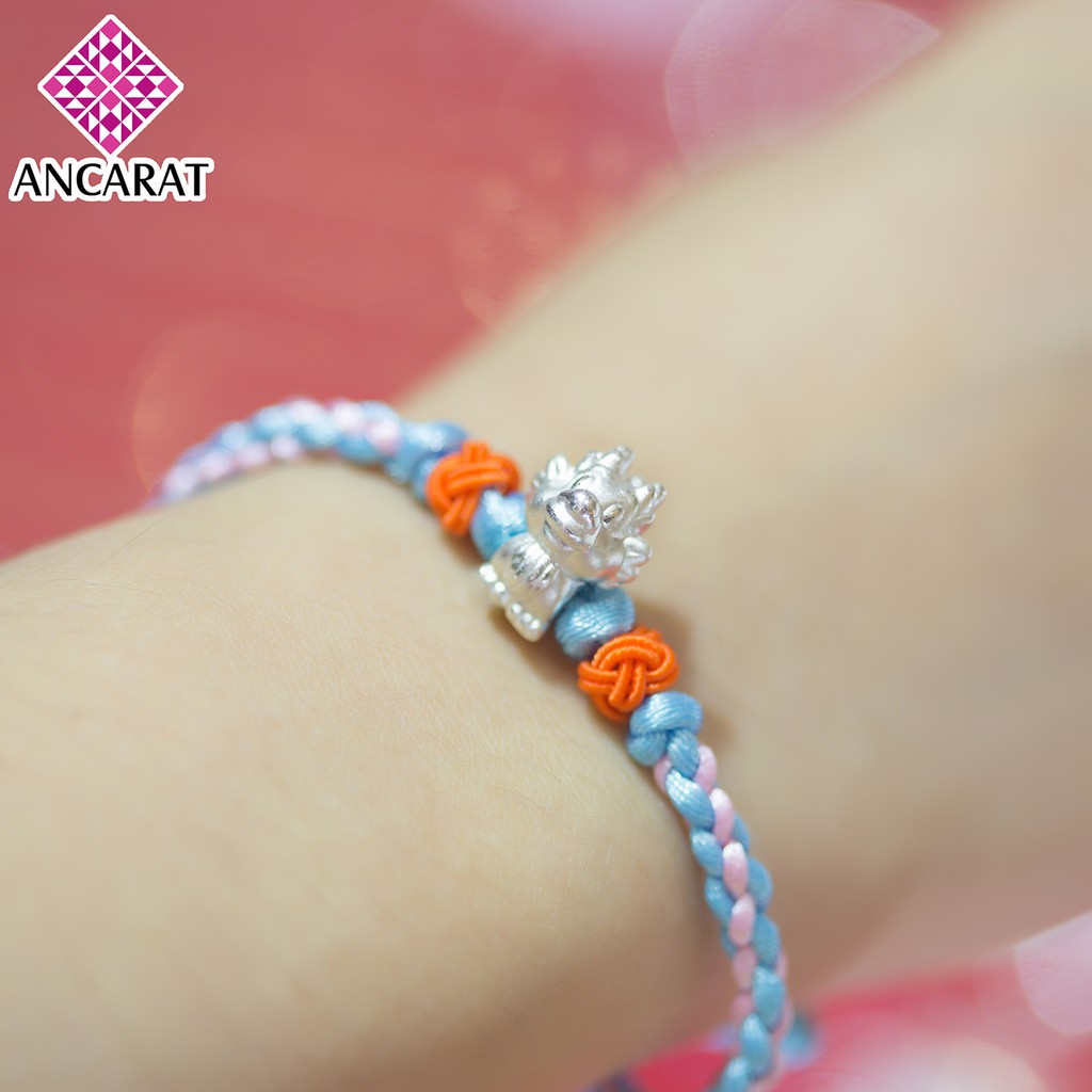 ANCARAT - Charm Bạc 12 Con Giáp - Tuổi Thìn - Miễn phí Tết vòng tay Handmade theo yêu cầu