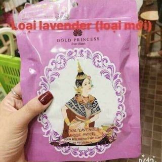 1 GÓI 10 MIẾNG DÁN THẢI ĐỘC CHÂN THÁI LAN GOLD PRINCESS