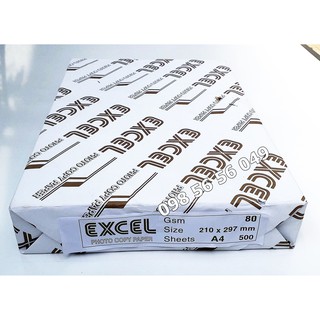Giấy in A4 Excel ĐL 80gsm [ 210 x 297mm ]
