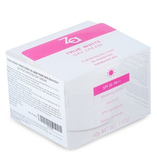 Kem Dưỡng Trắng Sáng Và Giảm Thâm Nám Ban Ngày Za True White Ex 40g (XK) (HỘP)