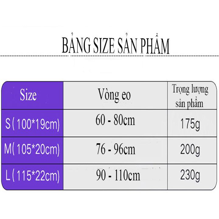 Đai Nịt Bụng Tan Mỡ Hàn Quốc