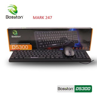 Combo chuột và bàn phím bosston d5300 usb