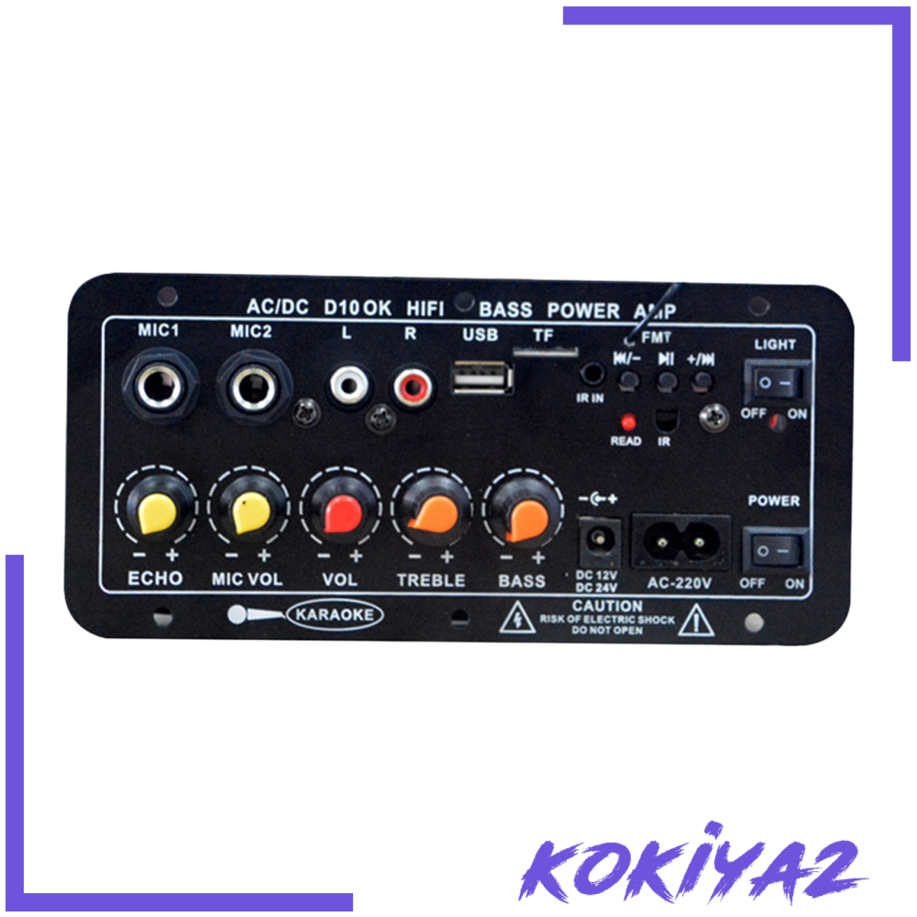 Module amply karaoke kèm loa Bluetooth 4.2 30-120W DIY dành cho gia đình