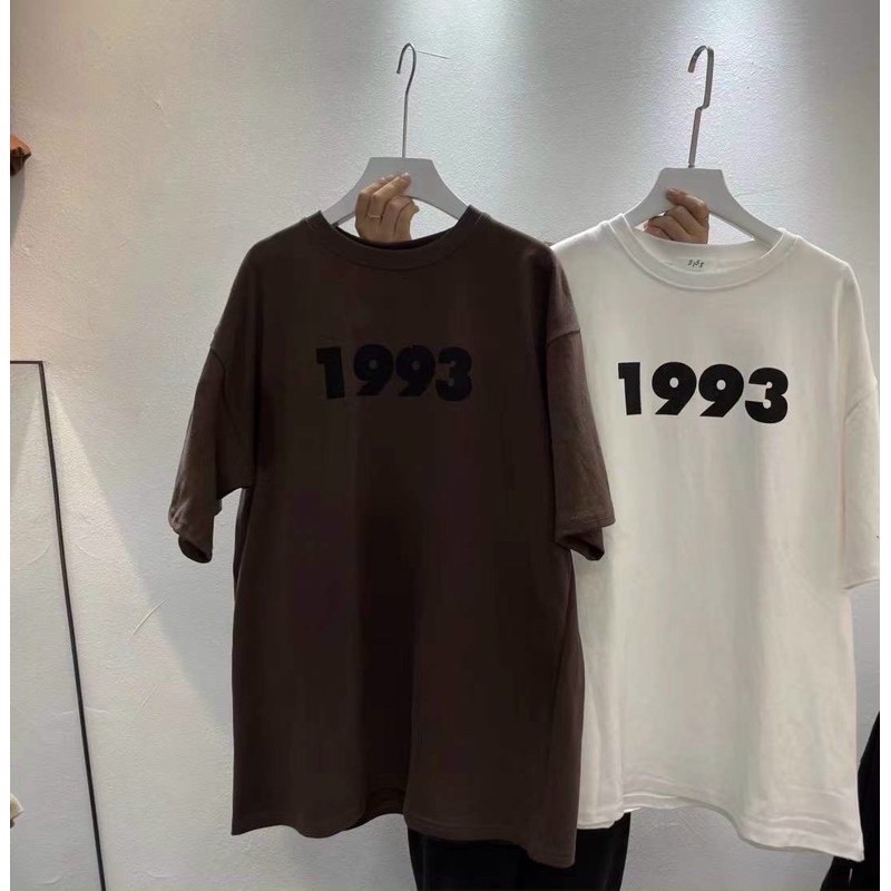 Áo Phông 3158 Nữ Nam, Áo Thun  Tay Lỡ 1993 Oversize From Rộng Basic Chất Coton Mát, Thấm Hút Mồ Hôi
