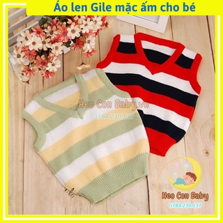 Áo len cho bé mặc ấm/ Áo gile em bé