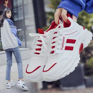 Giày sneaker nữ đế độn 2 vạch
