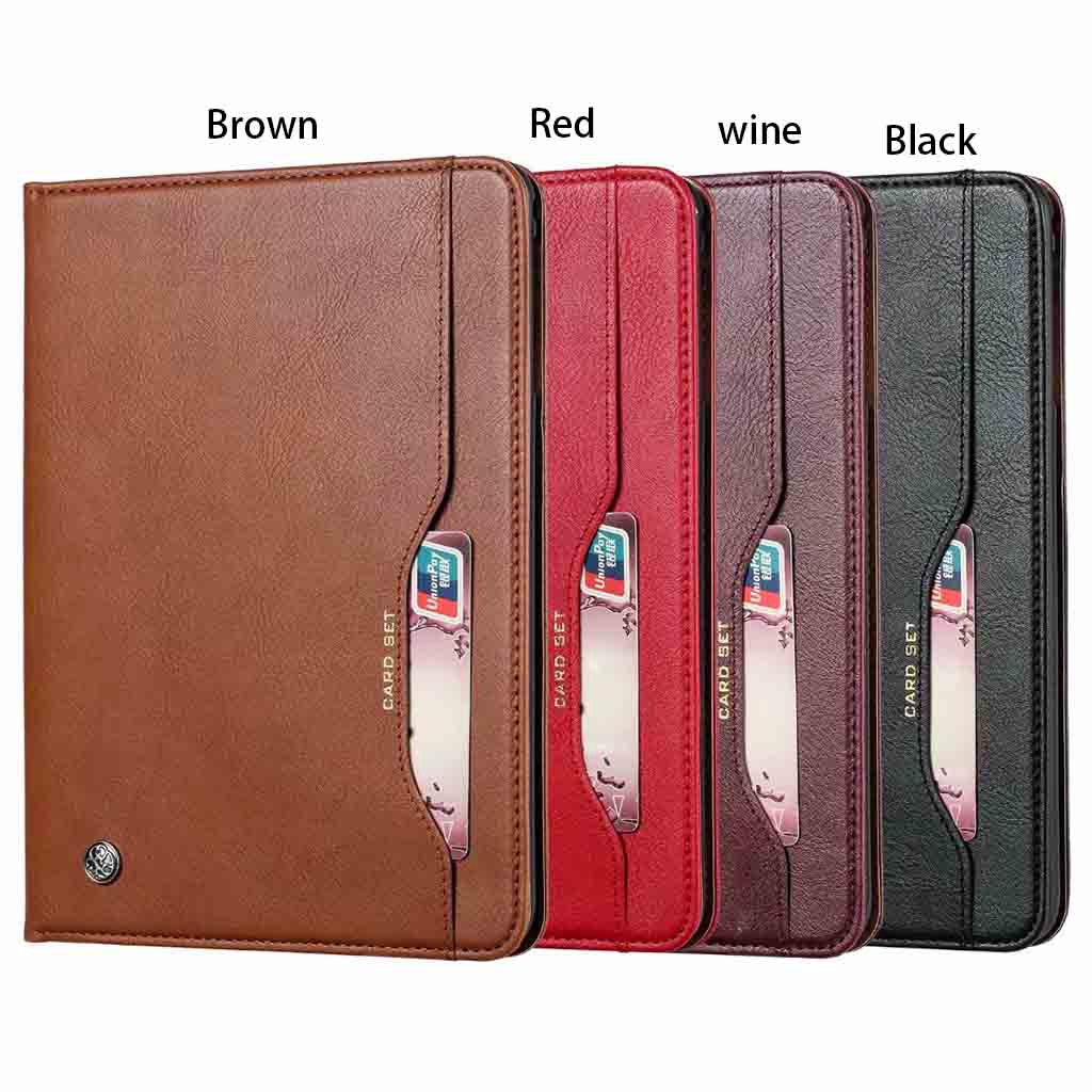 Samsung Galaxy Tab S5E T720 T725 A10.1 2019 T510 T515 A8 2019 P200 P205 Tablet Case Slot PU leather Cover