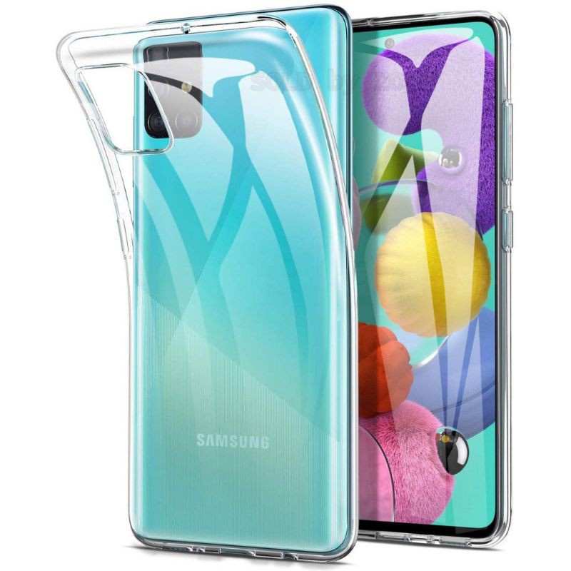 Ốp lưng dẻo trong suốt cho Samsung Galaxy M51 hiệu Ultra Thin mỏng 0.7mm, chống trầy xước