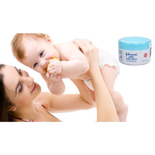 Dưỡng Ẩm Johnson's Baby Milk Rice Cream Nắp Xanh