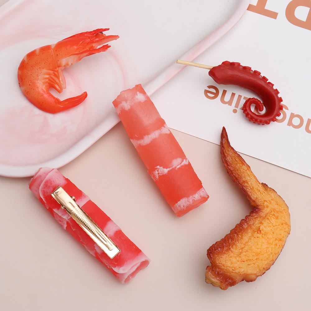 Kẹp Tóc Hình Đồ Ăn Nhanh Dễ Thương Cho Nữ