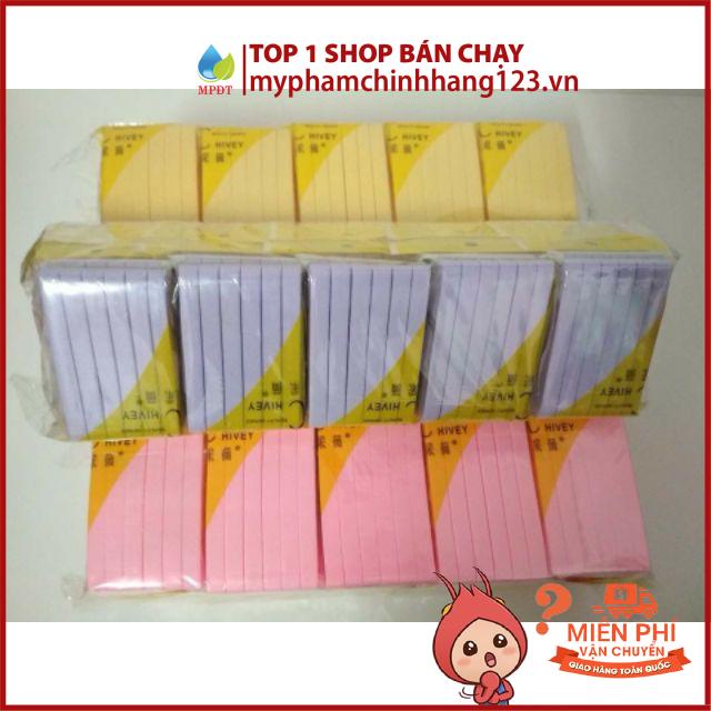 [❌CHUYÊN SỈ LOẠI 1⛔] Bông Nở Rửa Mặt Chivey 12 Miếng nhiều màu