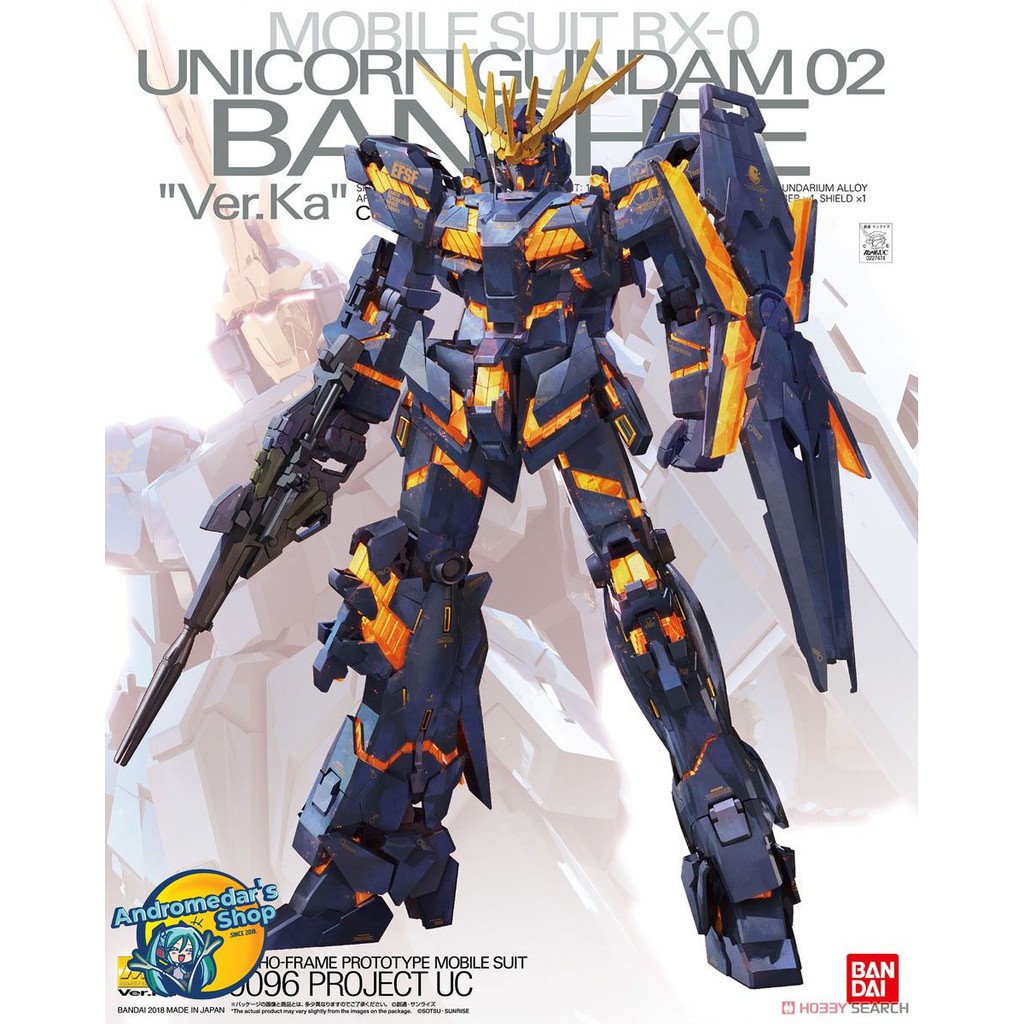 [Bandai] Mô hình lắp ráp MG RX-0 Unicorn Gundam 02 Banshee Ver.Ka (Gundam Model Kits)