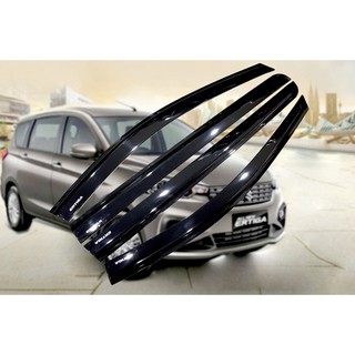 Bộ vè che mưa  Suzuki Ertiga 2019-2020 nhựa đen thái