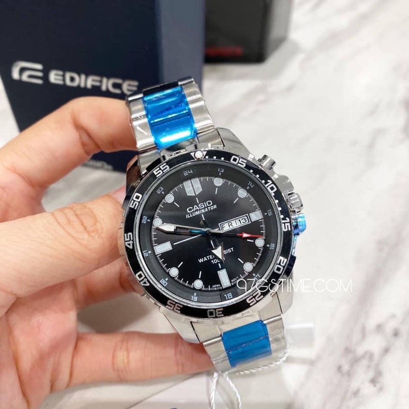 Đồng hồ Nam Casio kim loại, chống nước 100m