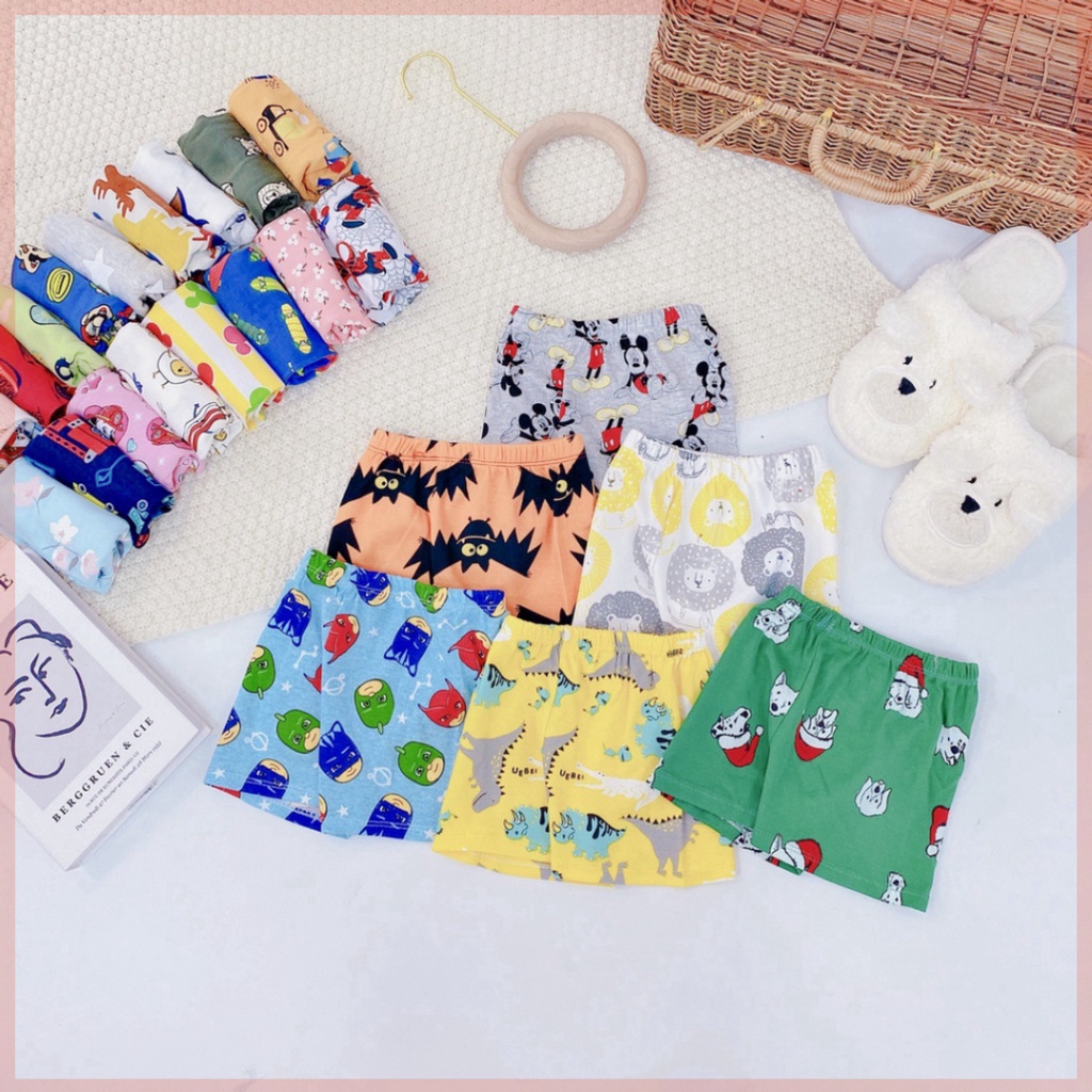 quần chục cho bé LILIKIDS quần đùi ngắn cho bé trai bé gái loại 1 QC06