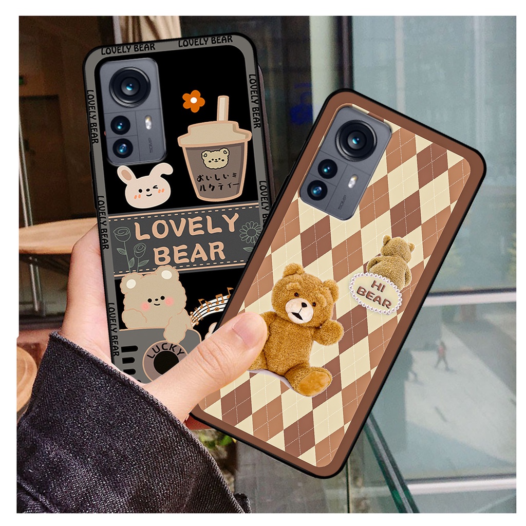 Ốp lưng Xiaomi 12 / Xiaomi 12 Pro in hình gấu bear dễ thương, bền đẹp