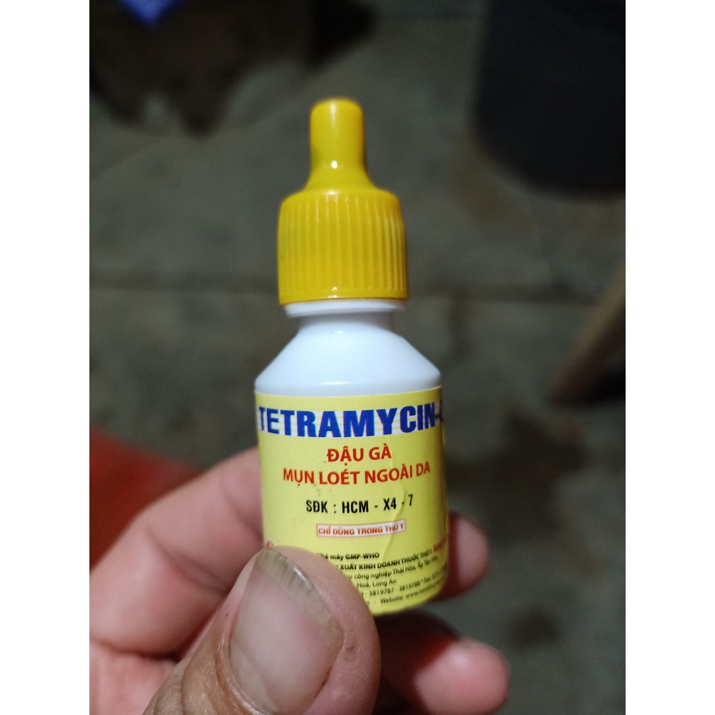 TETRAMYCIN - D ĐẬU GÀ MINH HUY LỌ 10ML
