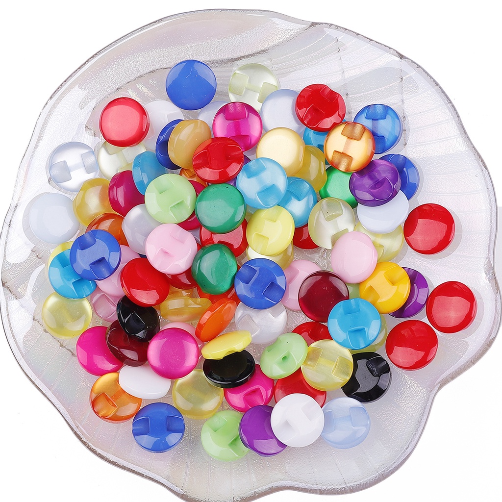 Set 50 Cúc Áo Hình Mèo Nhiều Màu Sắc Xinh Xắn