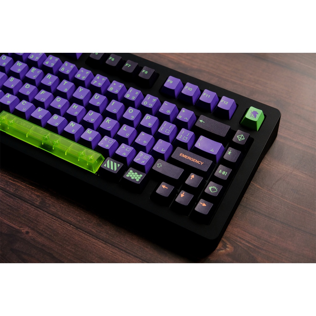 129 Phím Mecha-01 Keycap Cherry Profile EVA Anime PBT Dye Sub Bàn phím cơ học Keycap