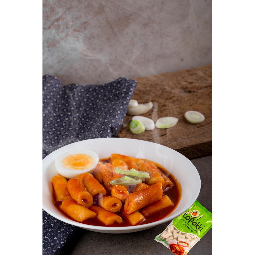 COMBO BÁNH GẠO TOKBOKKI KIỂU MỚI( 500g bánh gạo,sốt, Chả cả 500g, Phô mai, củ cải vàng)