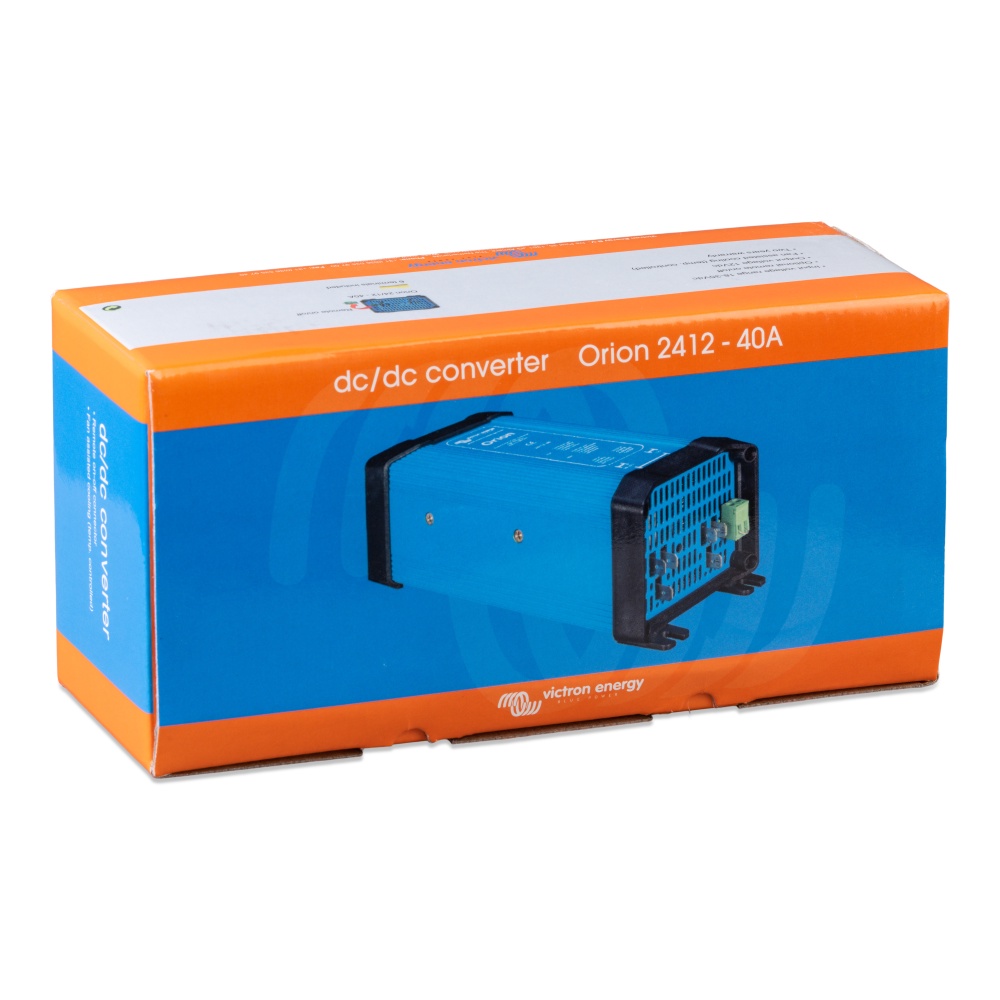 Bộ dual battery Orion 24/12-40A DC-DC converter (Uout=13,2V) của thương hiệu Victron Energy.