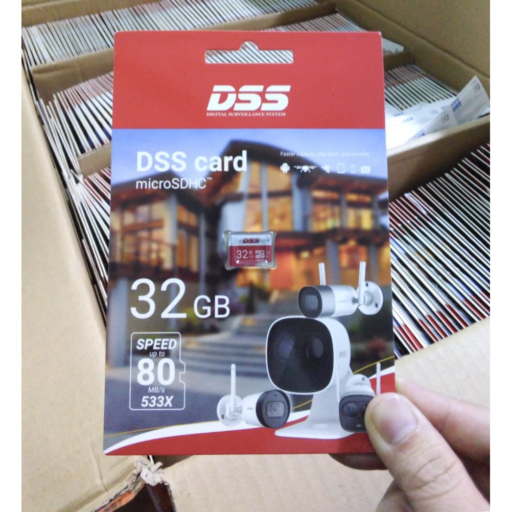 Thẻ Nhớ Micro SD 32GB Class 10 U1 chuyên dụng cho Camera, Máy quay DSS Dahua Chính hãng