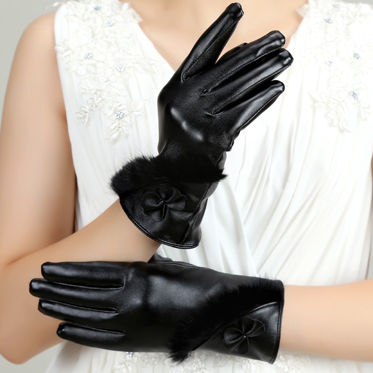 [FREE SHIP 99K] Găng tay da nữ giữ ấm mùa đông thiết kế thời trang hiện đại cao cấp chống nước chống bong tróc