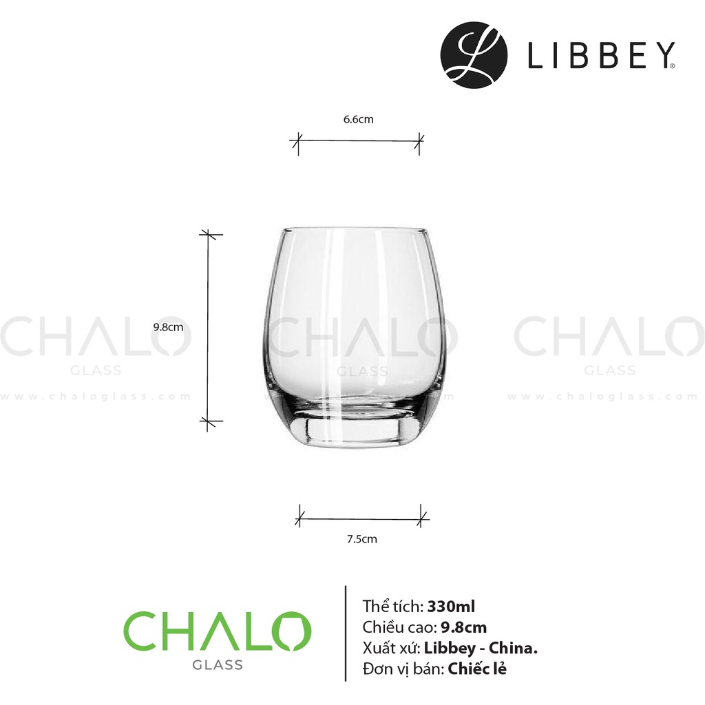 [Chính hãng] Ly thủy tinh Libbey L'espirit du vin 330ml - 1072