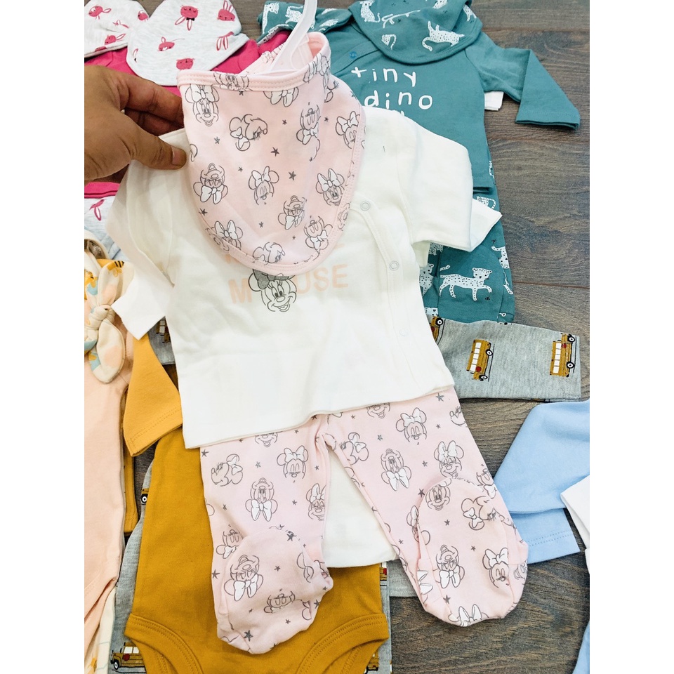 Set bộ sơ sinh 5 chi tiết PL cho bé