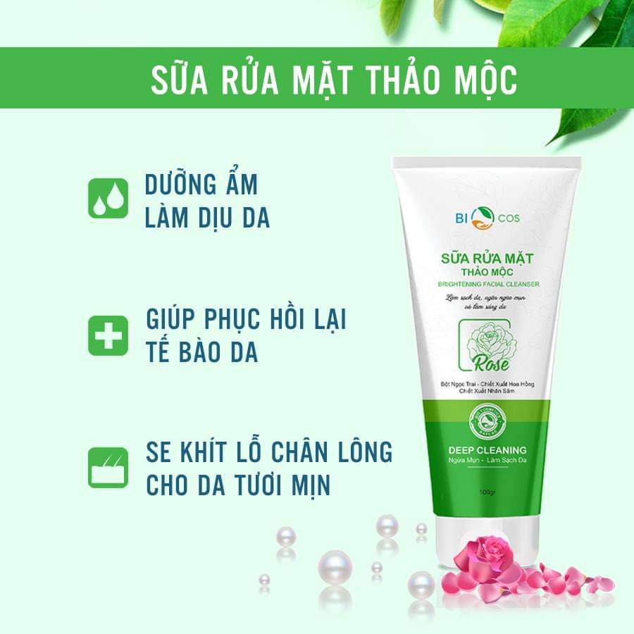 Sữa rửa mặt kháng viêm ngừa mụn - Tẩy da chết