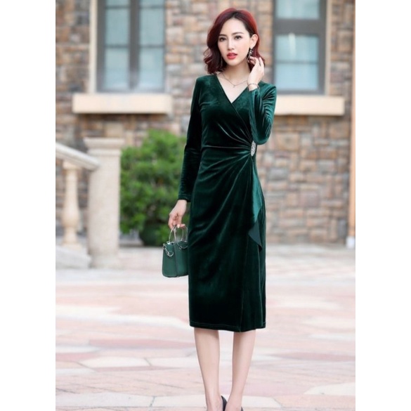 Đầm Nhung 2( live shoppe)