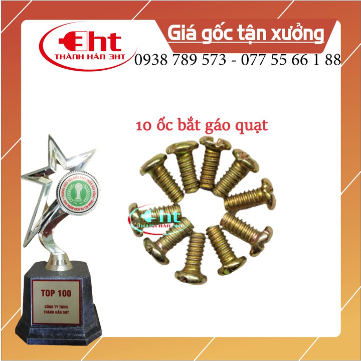 [Mã ELHA22 giảm 5% đơn 300K] 10 con ốc quạt ngắn dài - 3ht