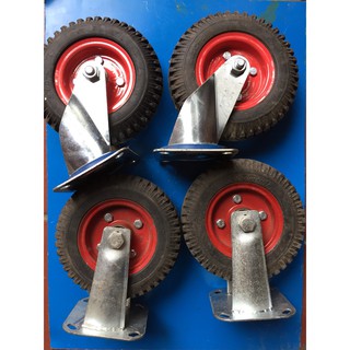 Bộ 4 bánh xe chịu tải. bánh xe đường kính 200mm ( 2 tĩnh 2 xoay)