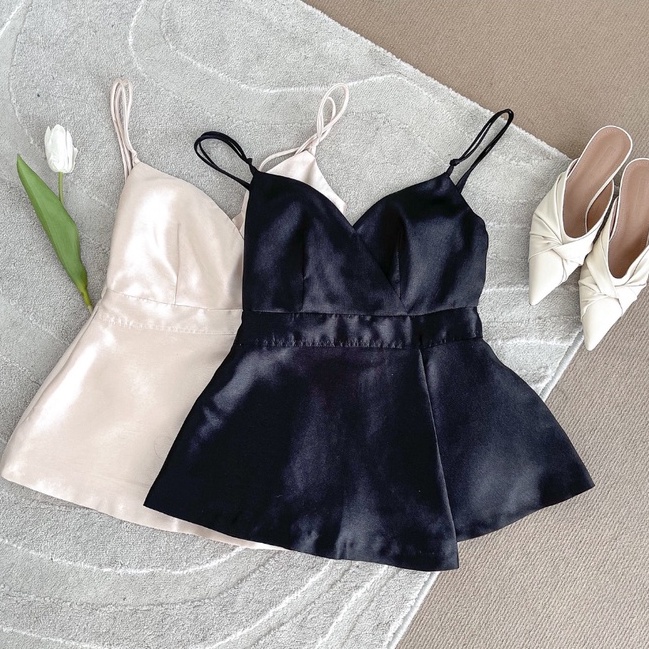 Áo hai dây chất organza , Peace House Clothing
