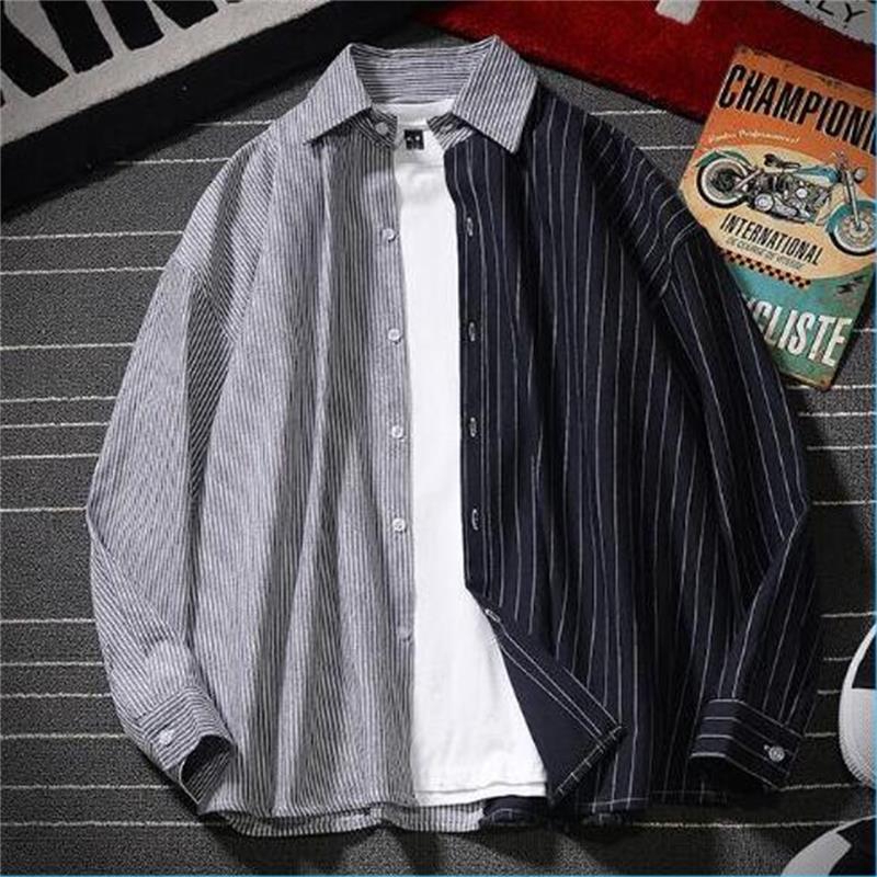 Áo Khoác Blazer Tay Dài Kẻ Sọc Nhiều Màu Cho Nam