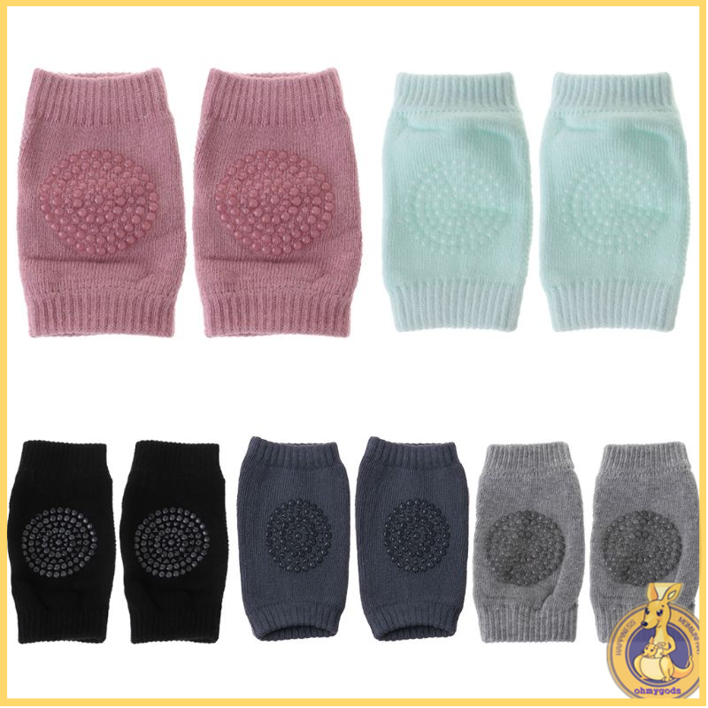 Cặp đệm bảo vệ đầu gối/ khuỷu tay chống trượt cho bé tập bò