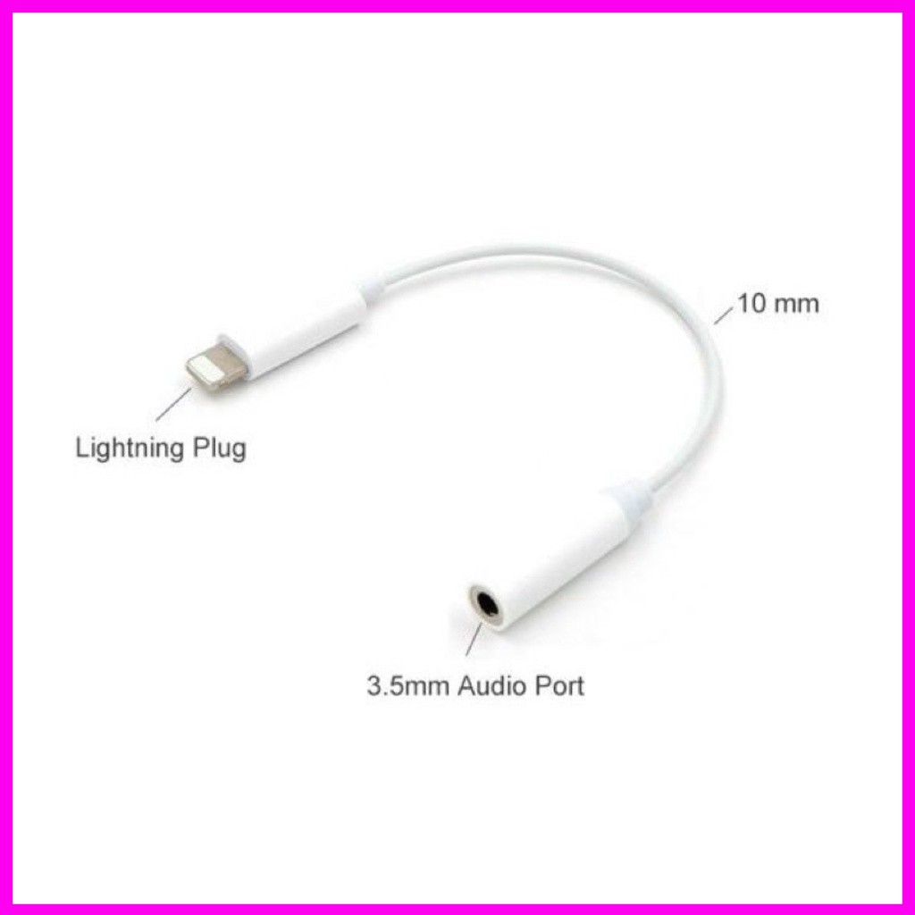 ☘Jack Chuyển Đổi iphone Chân lightning Có Nghe Gọi Chơi game - Cổng Chuyển Đổi Tai Nghe - Rắc Chuyển Đổi Tai Nghe