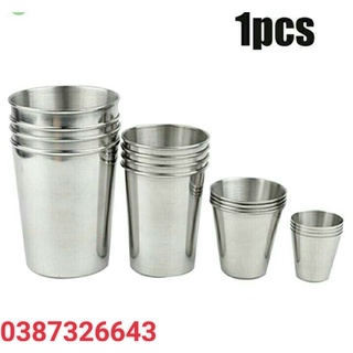 Cốc inox 304 thể tích 30ml,70ml, 330ml