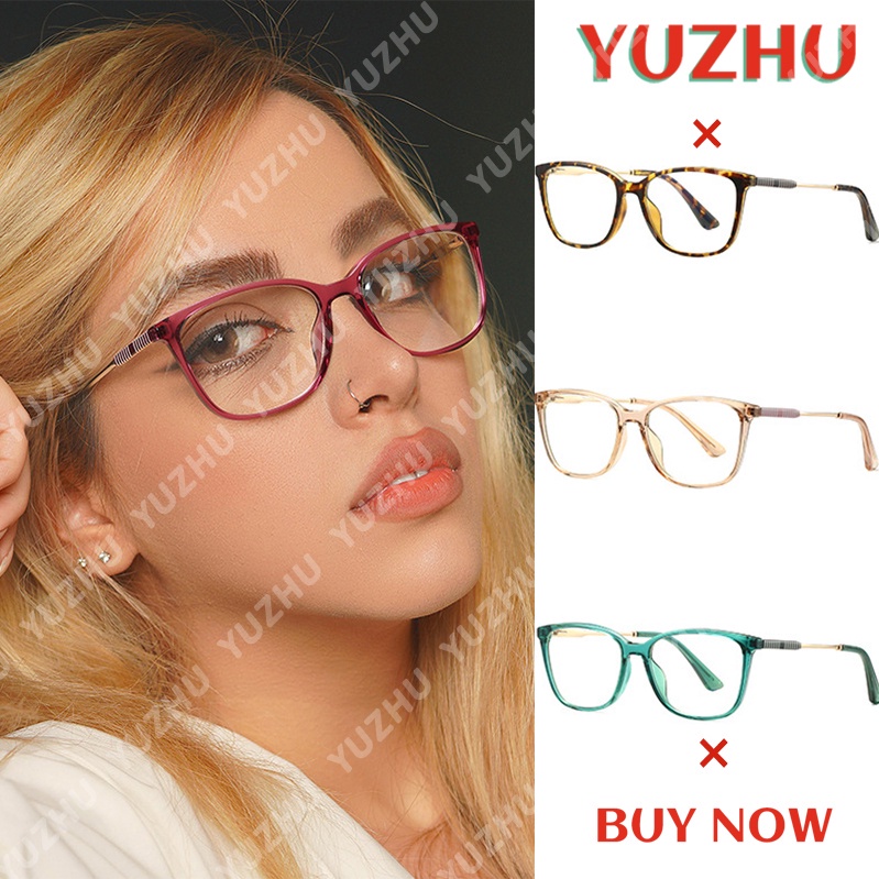 Mắt kính gọng kim loại chống ánh sáng xanh thời trang dành cho nữ