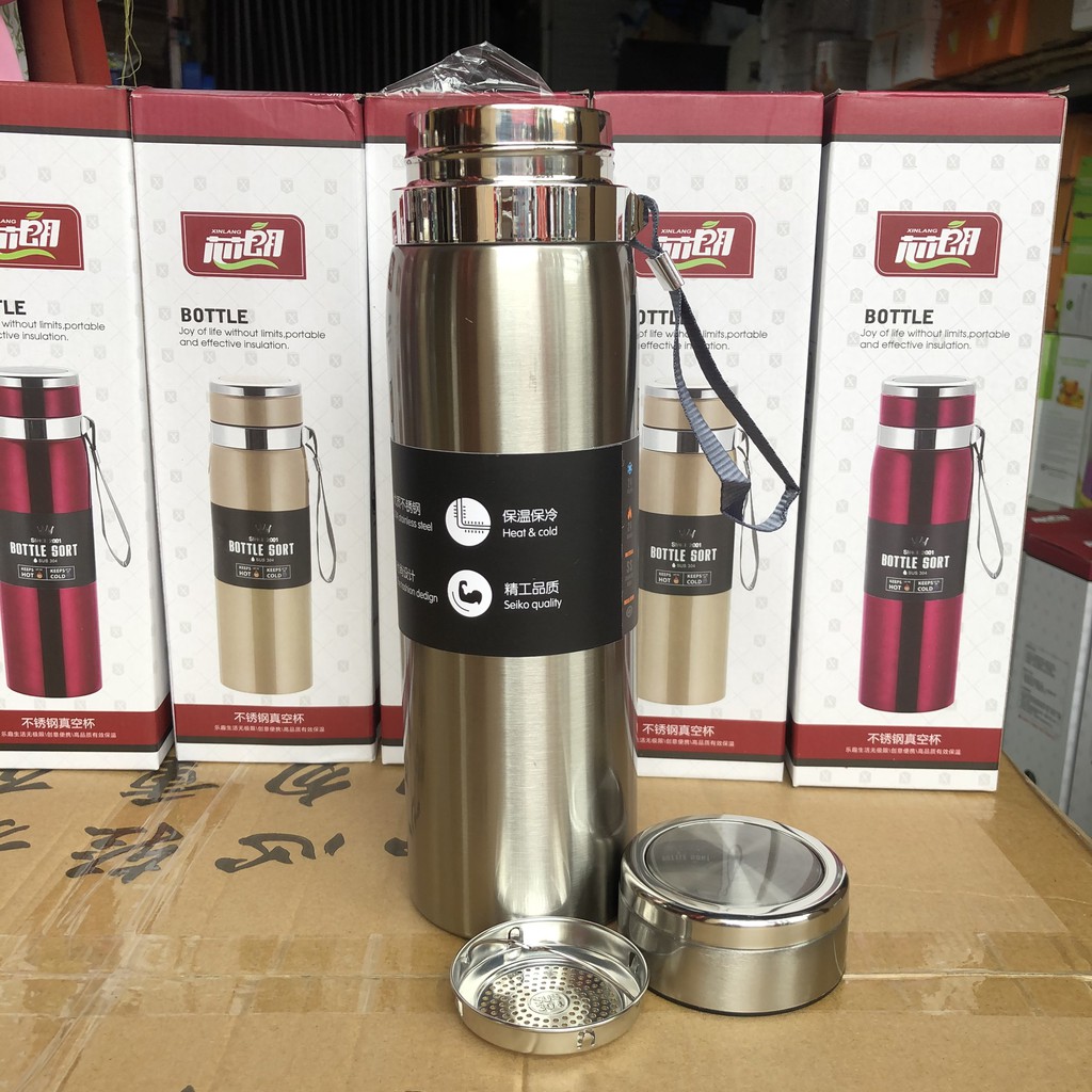 Bình Giữ Nhiệt Nóng Lạnh XINLANG INOX 304 Cao Cấp - 1000ML