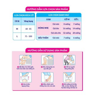 combo 3 Tã quần Caryn M16, L14, XL12
