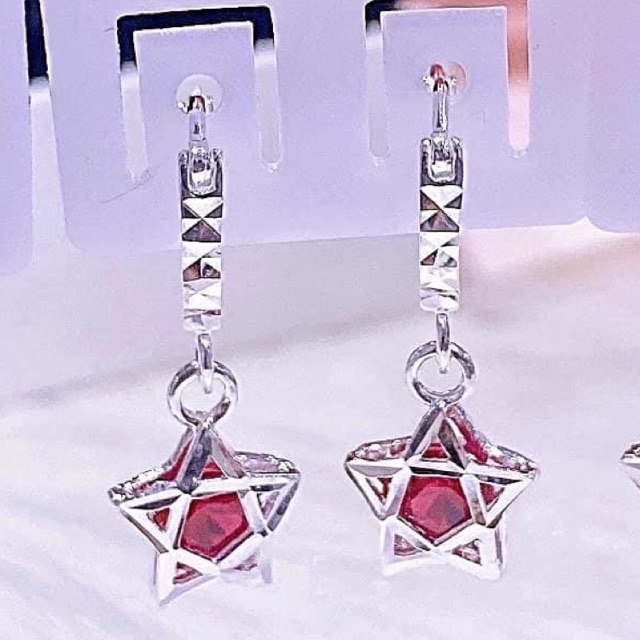 Bông tai bạc ngôi sao cho bé