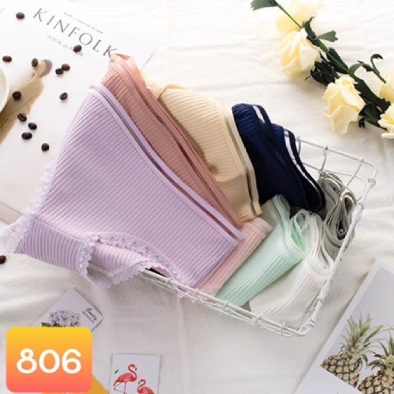 Set 10 quần lót cotton tăm tre kháng khuẩn