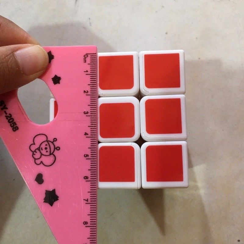 rubik 3x3 xoay trơn không rít loại to 6,4cm