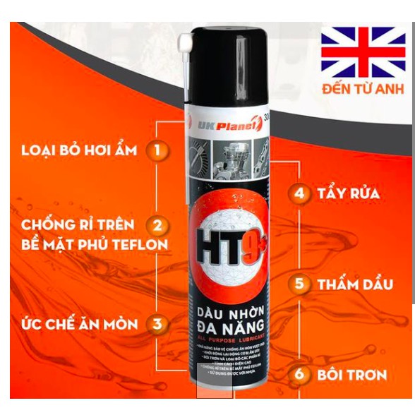HT9 DẦU NHỚT ĐA NĂNG