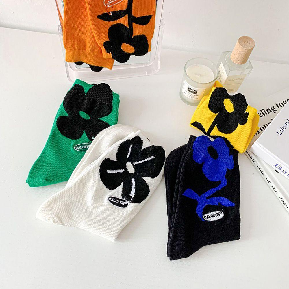 Vớ Cotton Thu Đông Phong Cách Harajuku Đường Phố Cá Tính Cho Nữ