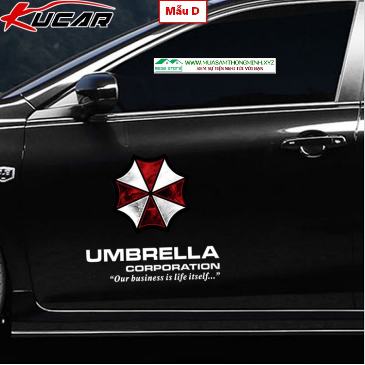 Tem Decan Ô Dù Bảo Vệ Trang Trí Xe Hơi, Dán Cảnh Cửa, Nắp Capo Xe Ô Tô
