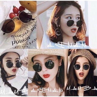 _ Kính nữ ulzzang ngố râm đen 🥰