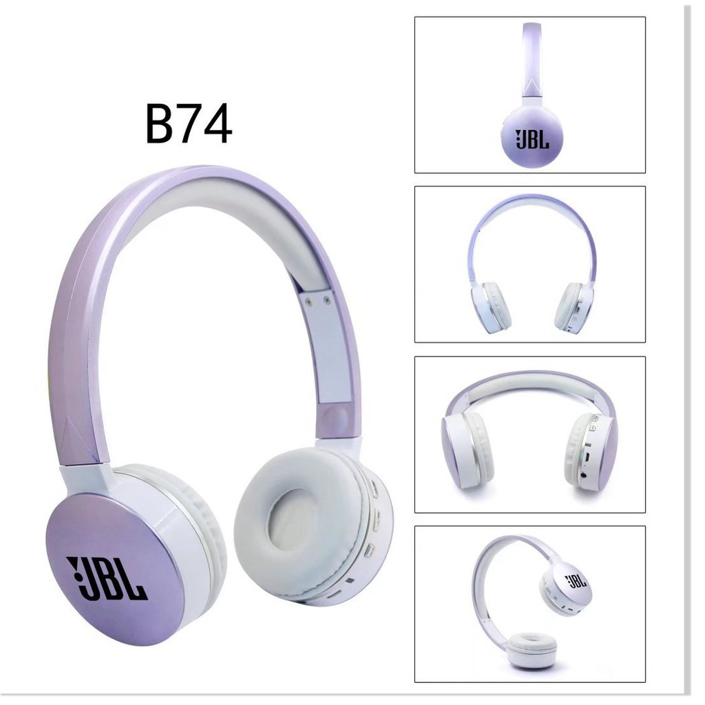 [Xả Kho Bán Lỗ] Mua Tai Nghe Bluetooth JBL B74, Tai Nghe Bluetooth Chụp Tai, Tai Nghe JBL B74, Âm Thanh Tốt, Chống Ồn Ca